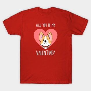 Romantic Corgi Valentine's Day T-Shirt